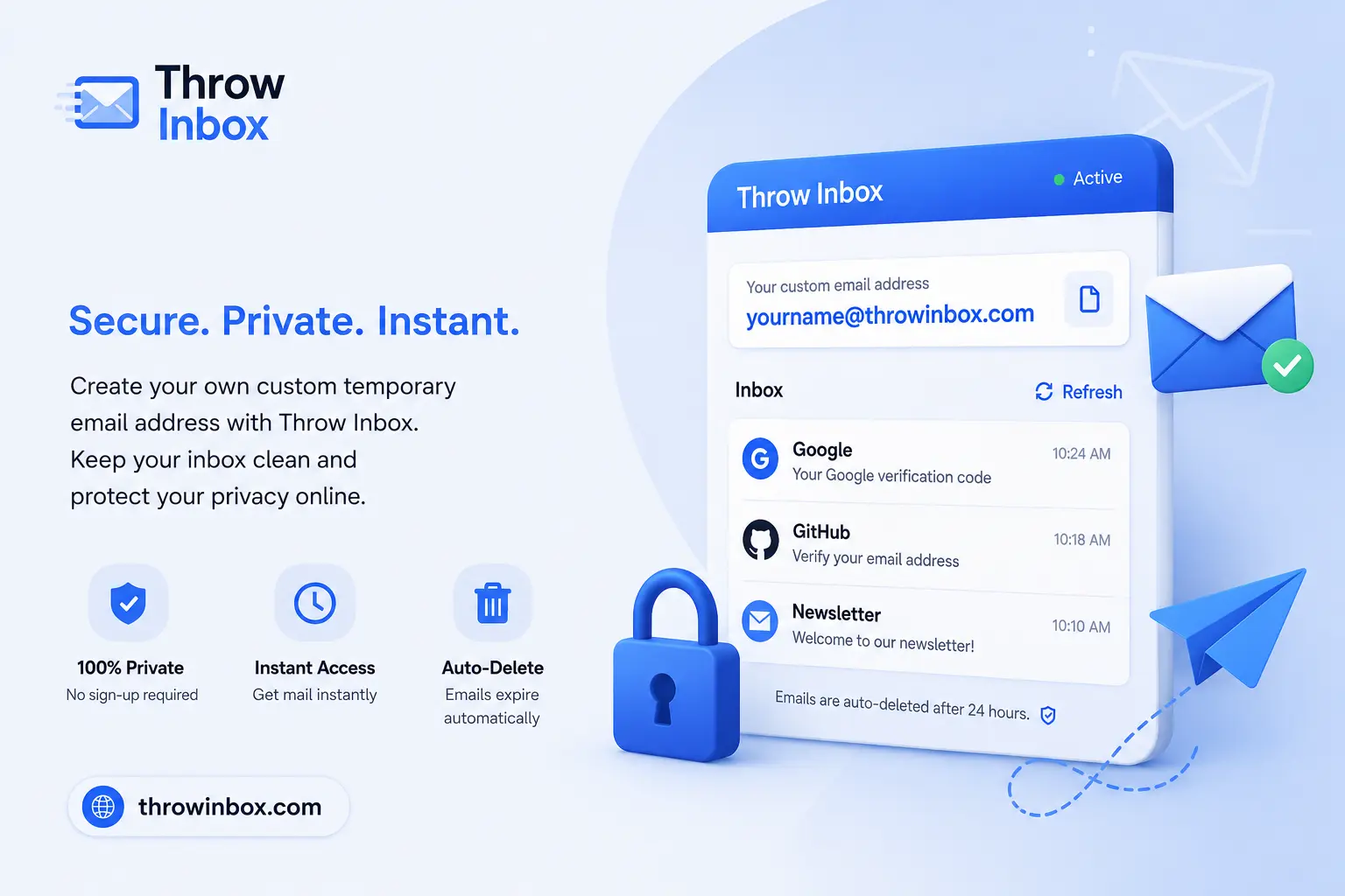 Introducing Custom Temp Mail: More Control, Same Privacy Protection