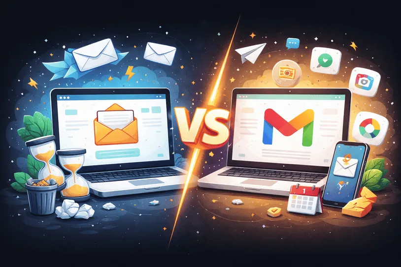 Temporary Email vs Gmail: When to Use Disposable Mail and When to Stay Permanent