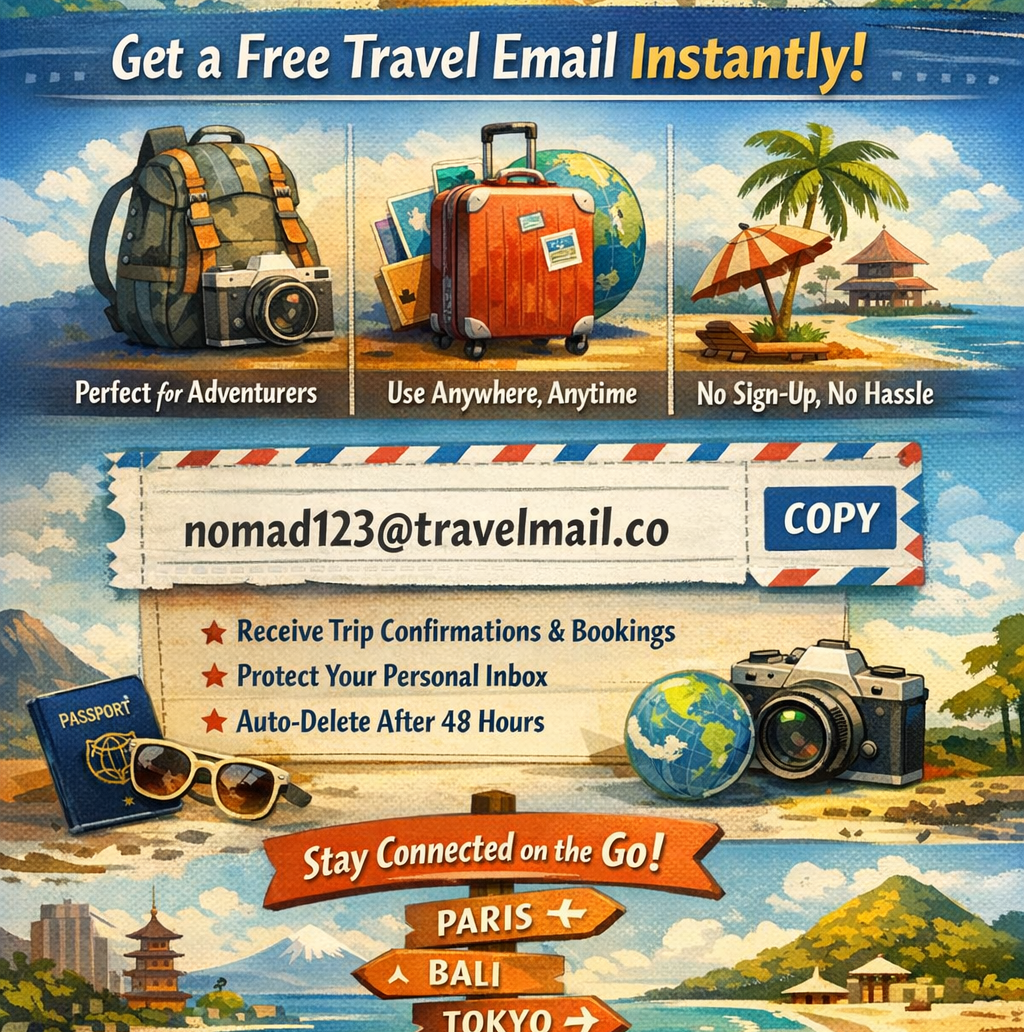Temp Email For Travellers
